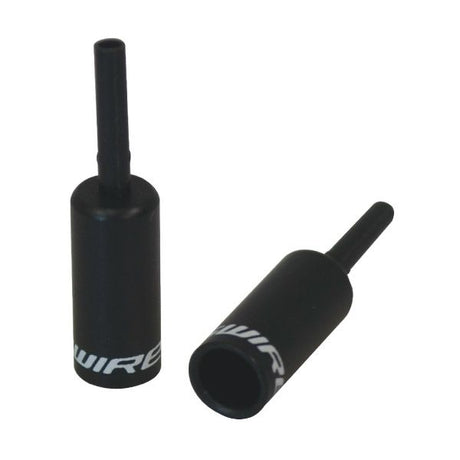 Tapas de extremo Jagwire forradas - cambio de 4,5 mm (trenzado) - aleación (50 piezas) - negro