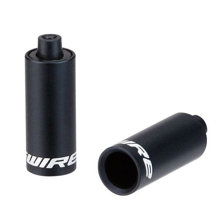 Tapas de extremo Jagwire con capucha - freno de 5 mm - aleación (30 piezas) - negro
