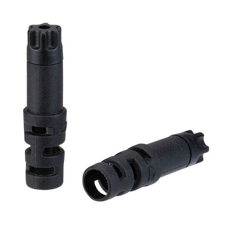 Tapas de extremo Jagwire antitorceduras - desplazamiento de 4,5 mm (trenzado) - plástico (30 piezas) - negro