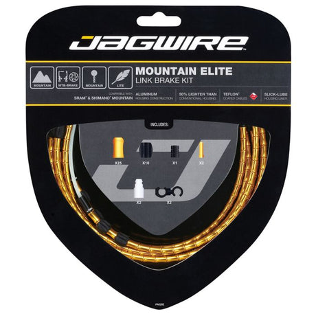 Kit de frenos Jagwire mountain elite link - dorado