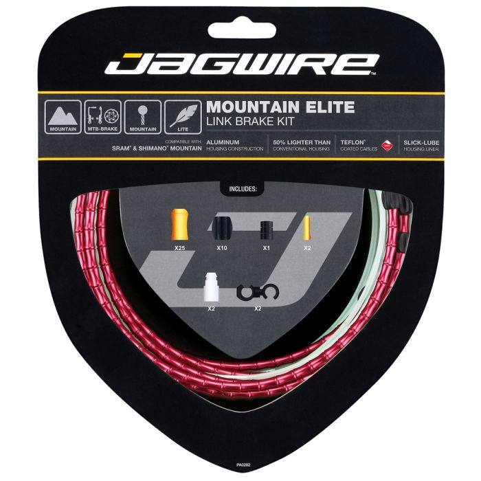 Kit de frenos Jagwire mountain elite link - rojo