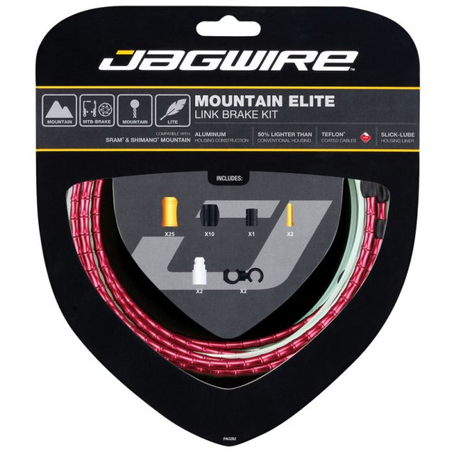 Kit de frenos Jagwire mountain elite link - rojo