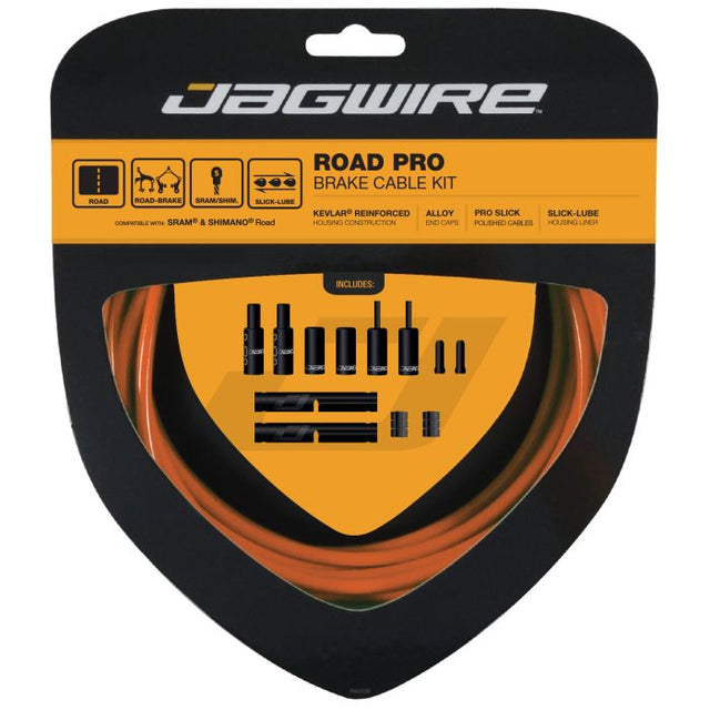 Jagwire road pro kit de frenos - naranja