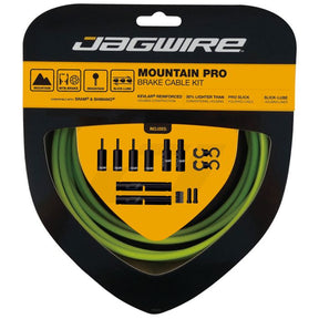 Jagwire mountain pro kit de frenos - verde orgánico
