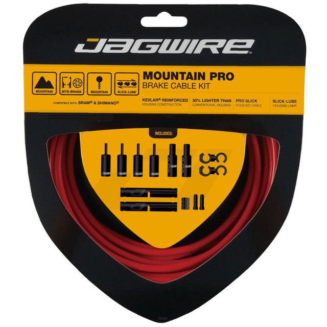 Kit de frenos Jagwire mountain pro - rojo