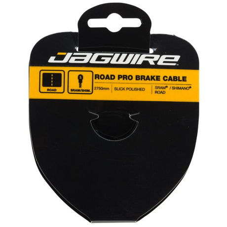 Cable de freno de carretera Jagwire - pro polished slick inoxidable - 1,5x2750mm - sram shimano