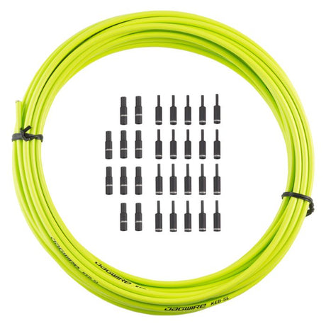Caja de freno Jagwire 5mm keb slick-lube (10m + tapas finales) - verde orgánico