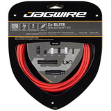 Jagwire 2x kit de cambio sellado elite - rojo