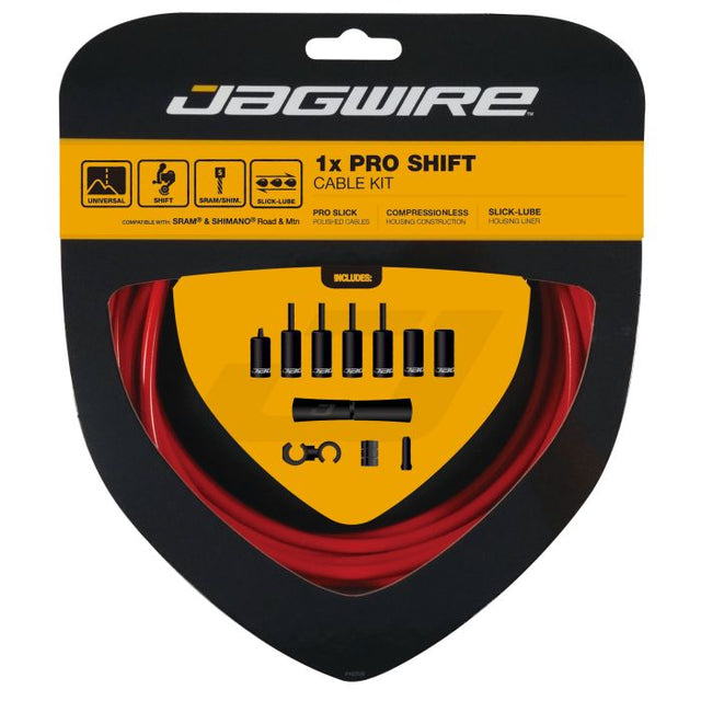 Jagwire 1x kit de cambio pro - rojo