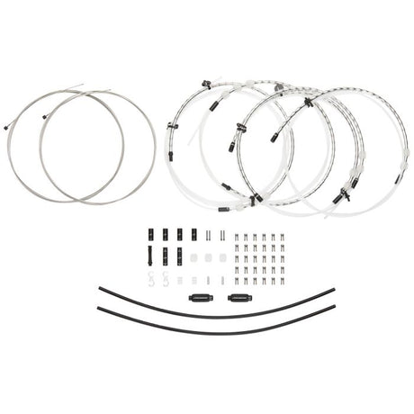 Jagwire 2x kit de cambio elite link - plateado