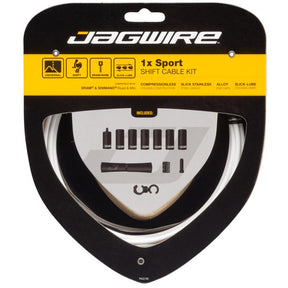 Jagwire 1x kit de cambio deportivo - blanco
