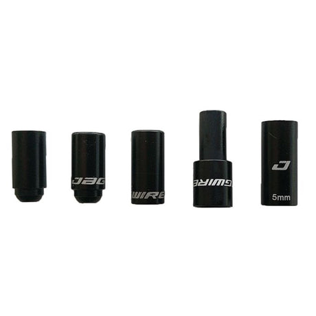 Jagwire road elite link pack de tapas finales de freno (12uds) - negro