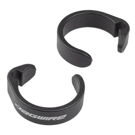 Anillo de clip Jagwire - cable de control de bicicleta eléctrica de 3,2 mm (19,0 - 22,2 mm) (10 piezas) - negro