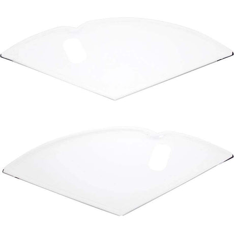 Visera 26 lacado paño blanco