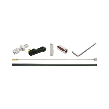 Conjunto de cable de engranajes Elvedes Sram Universal 1700 2250 mm galvanizado - negro (en el mapa)