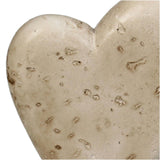 Kersten beeld heart beton beige 8x4x12cm