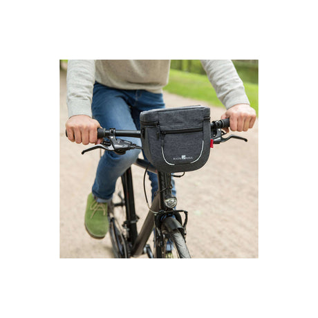 Bolsa de manillar Klickfix aventour compact city negro