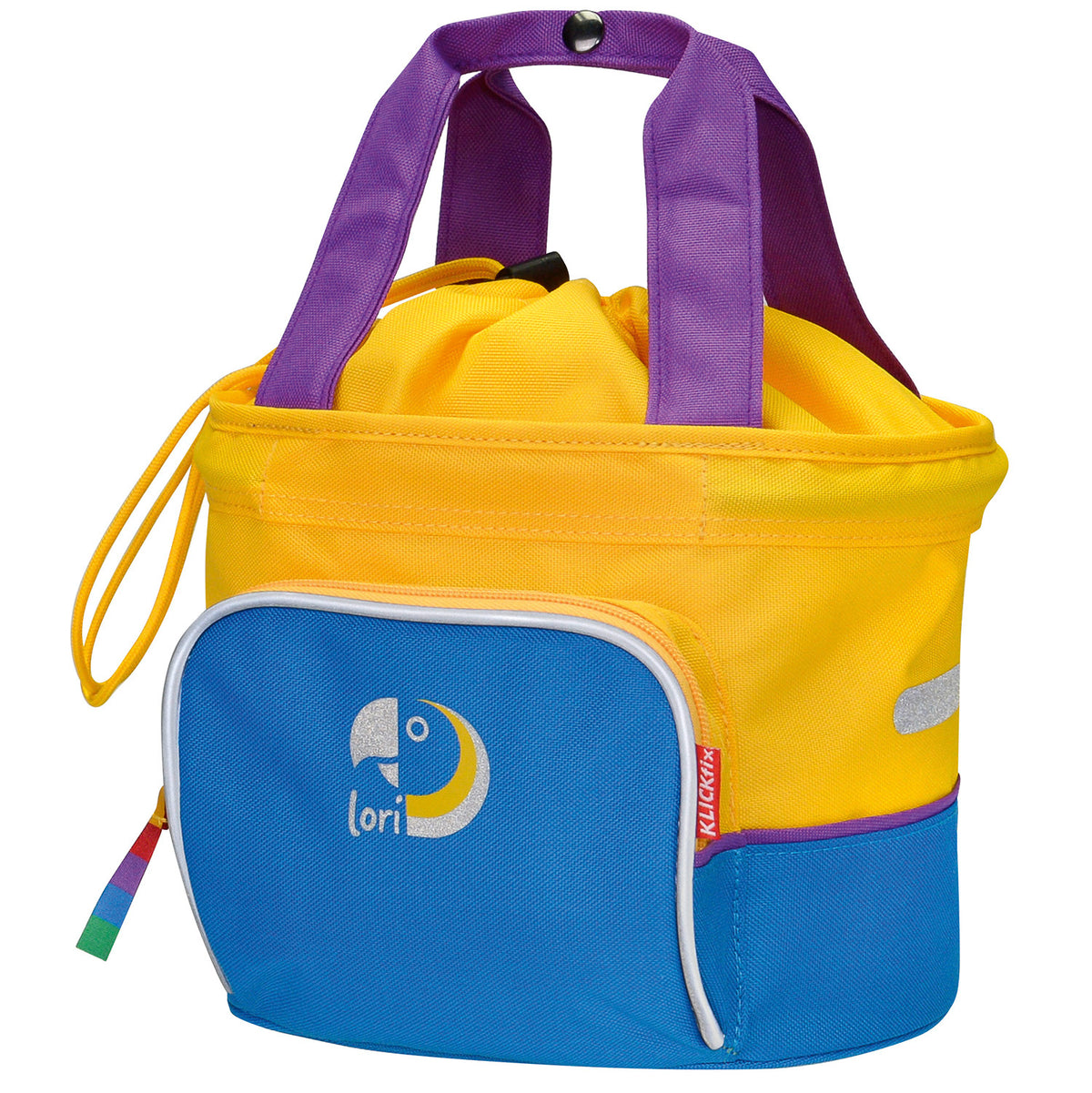 Klickfix bolso de manillar shopper niño lori 4l azul