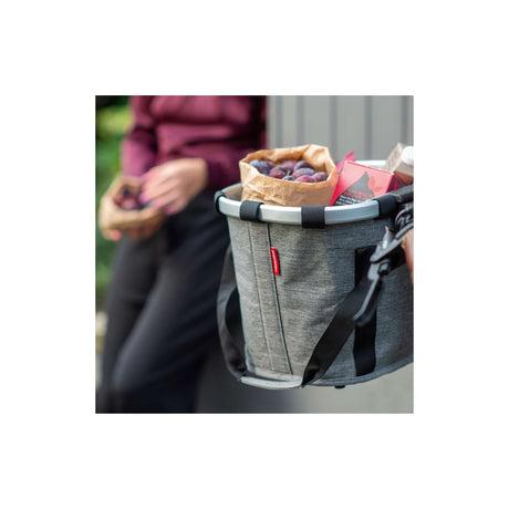 Cesta Reisenthel bikebasket shop.bag r k bikebasket twist plateado