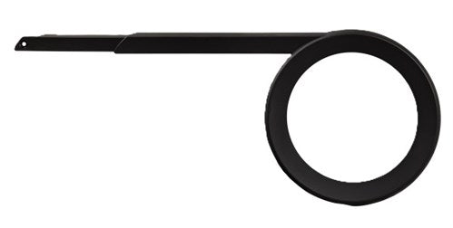 Herrmans cubrecadena slide 48t abierto - negro mate