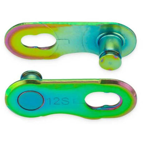 Kmc conector verschlussglied flatnr aurora verde tarjeta 2 piezas