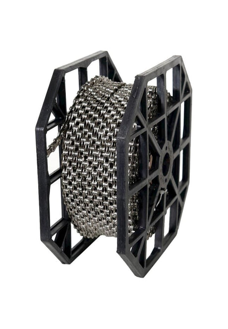 Cadena de rodillos kmc x12 plata negra 50mtr