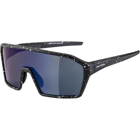 Alpina sports gafas deportivas ram q-lite azul lente espejo negro