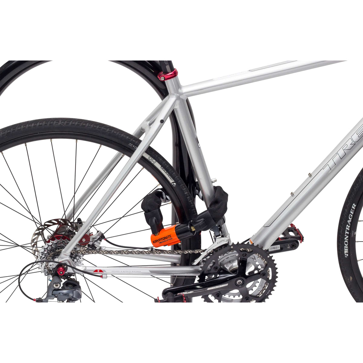 Mini candado de cadena Kryptonite Evolution 1055 – candado de cadena art-3 para bicicleta y scooter – 55 cm – acero – negro