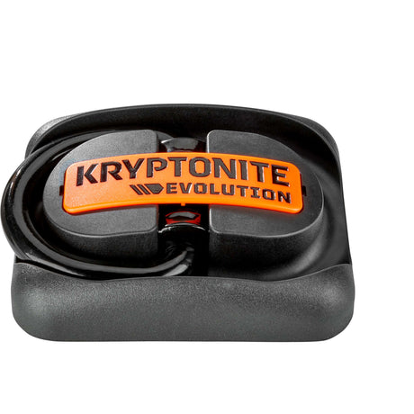 Anclaje de pared al suelo Kryptonite Evolution - punto de bloqueo permanente - anclaje de pared para motocicleta - soporte de acero - 14 mm - negro plateado