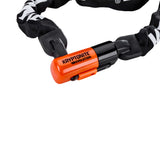 Cadena Kryptonite Evolution 1012 con candado integrado - candado de cadena art-3 para bicicleta - candado de cadena para bicicleta eléctrica - 120 cm - acero - negro