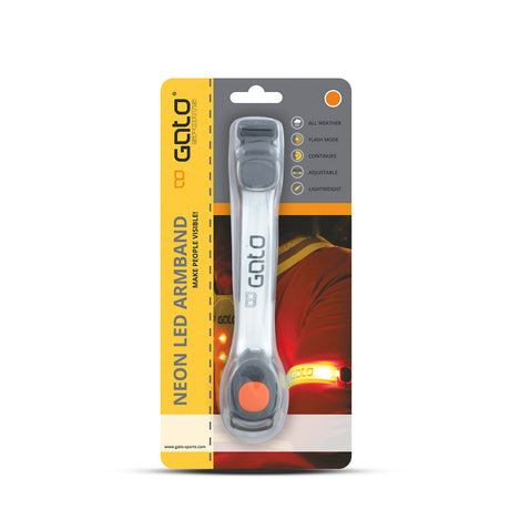 Brazo led de neón gato naranja claro