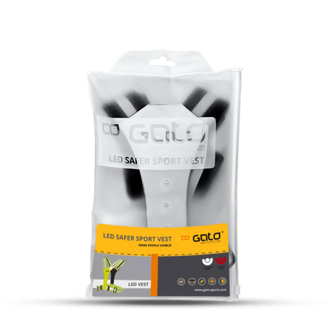 Chaleco gato safer sport led antracita talla única