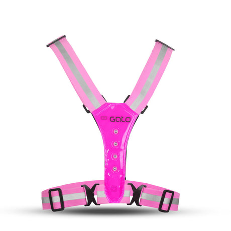 Gato Safer Sport LED chaleco rosa fuerte talla única