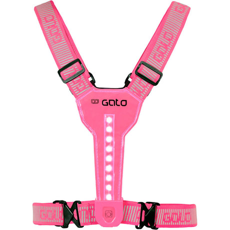 Outwet gato chaleco ultra led usb talla única rosa