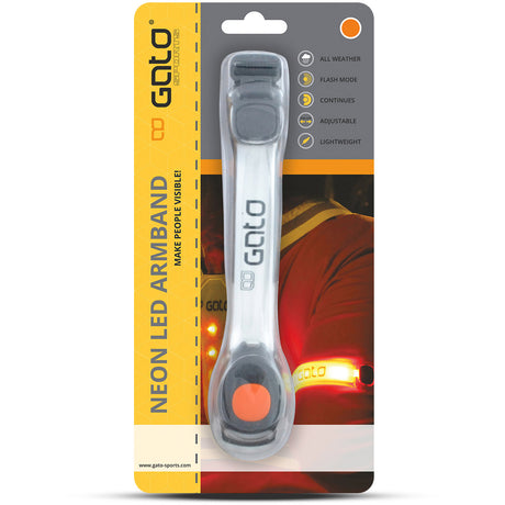 Outwet gato pulsera led usb talla única naranja neón