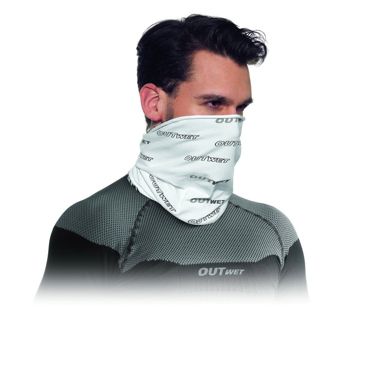 Buff buff buff de buff de ow cuello blanco uni tamaño