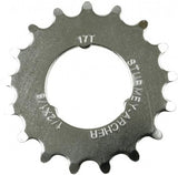 Sturmey-archer europa n.v. piñón sturmey archer 17t - modelo 1 8 plano - cromado