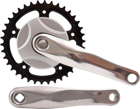 Cranket Nexus 38T 170 mm de plata de acero