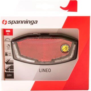 Spanninga trasero trasero lineO xba batery auto 50 80 mm