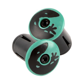 Tapones de cinta de manillar Lizard Skins DSP - bianchi celeste