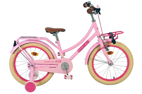 Excelente bicicleta para niños Volare - niñas - 18 pulgadas - rosa