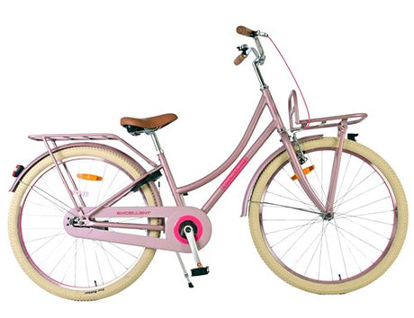 Excelente bicicleta para niños Volare - niñas - 26 pulgadas - rosa mate
