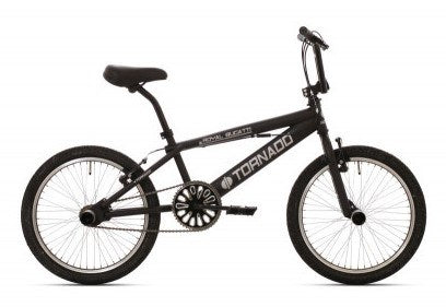 Bicicleta freestyle Tornado 20 pulgadas negro mate 2000032