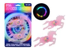 Unicorn Led Spoke iluminación de 2 piezas Multi color de caballos