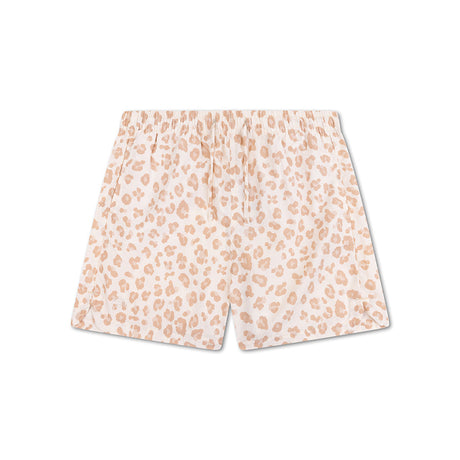 Leopardo | shorts de baño UV para niñas beige