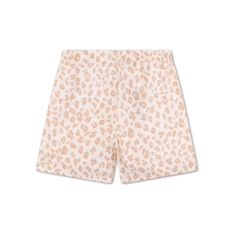 Leopardo | shorts de baño UV para niñas beige