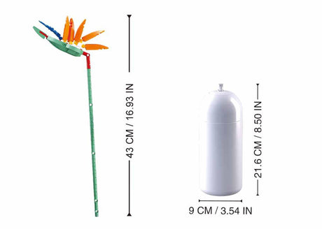 Flores Sluban flor ave del paraíso strelitzia reginae aiton 148 piezas
