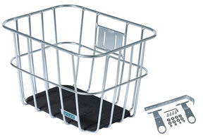 Alrededor de la canasta Alu Silver fijo