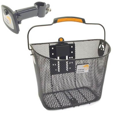 Basqueta de bicicleta Toscana Smartlock por 19 litros de negro