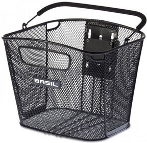 Basil Bold Front KF - Canasta de bicicletas - Primero - Negro